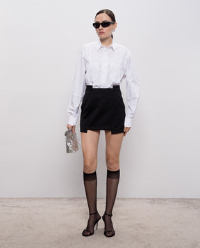Vetements Black wool mini skirt WE76TK359B