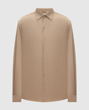 Agnona Beige wool shirt TD07U1YU1142