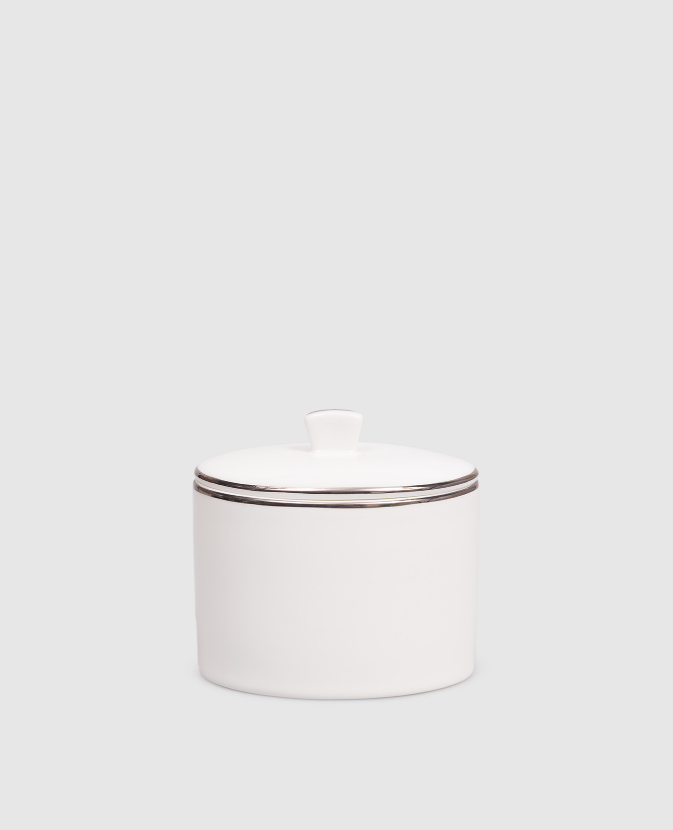 

White porcelain sugar bowl with lid Ducale Geminiano Cozzi 1765