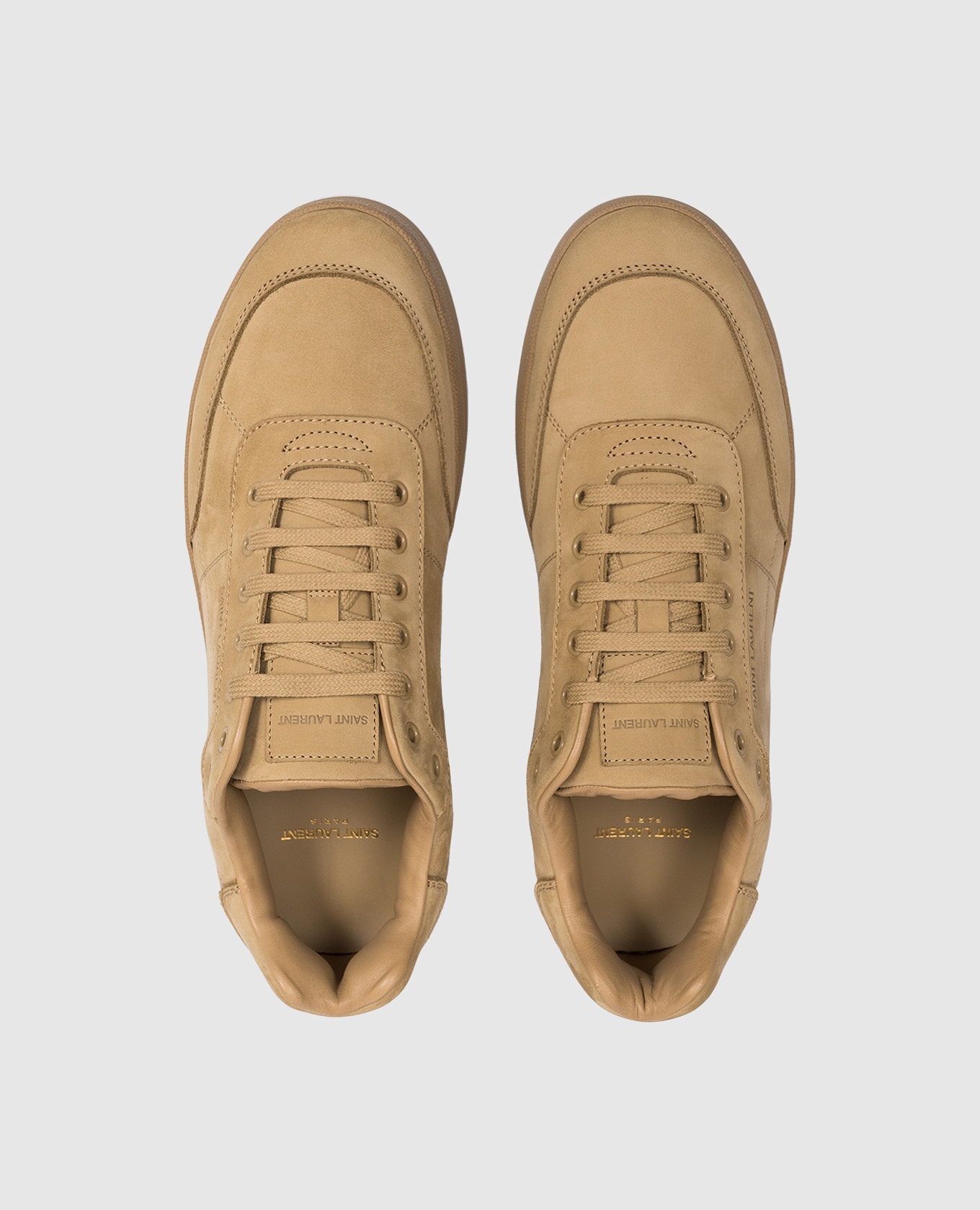 

Brown nubuck SL/61 sneakers Saint Laurent