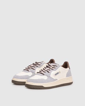 AUTRY MEDALIST leather sneakers with logo patch AULWBW06