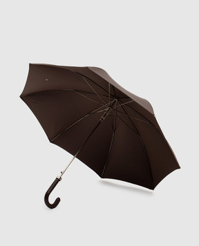 Pasotti Brown Gentleman umbrella-cane OMITUO478PUNTO11