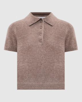 Simkhai Brown Ivy wool and cashmere polo 5262193K