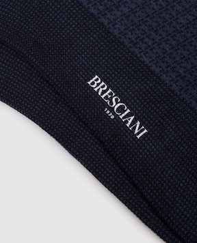 Bresciani Blue patterned socks MC014JQ1446XX