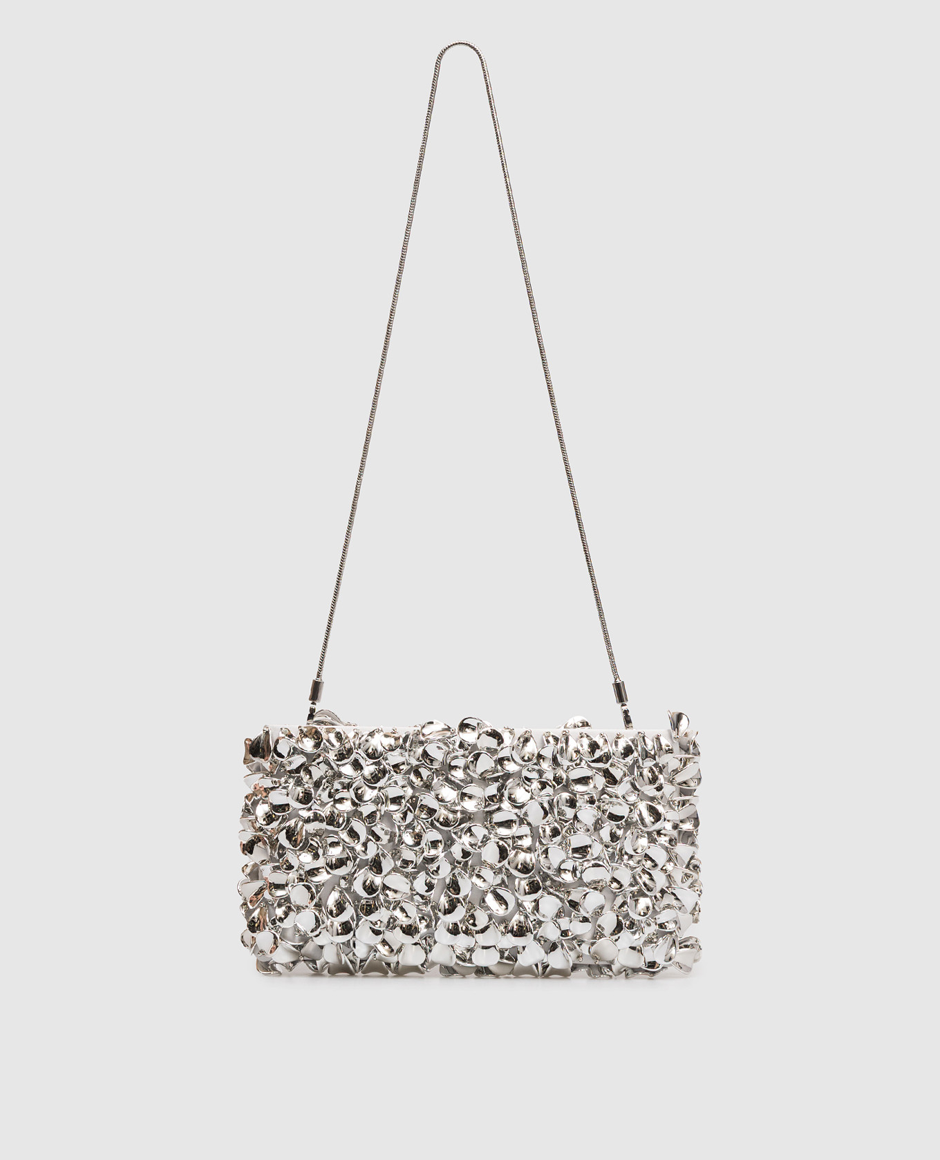 

Reese silver beaded clutch Simkhai