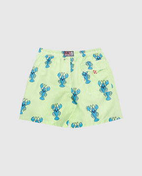 MC2 SAINT BARTH Children's green printed swim shorts JEA000102041L