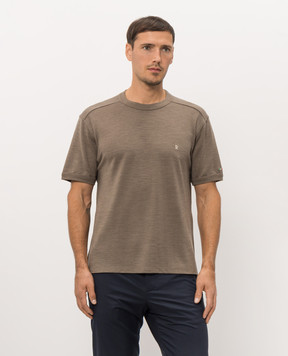 Stefano Ricci Brown wool t-shirt MNH6305550WPA02T