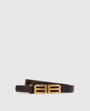 Balenciaga Brown leather belt 8687612ACKI