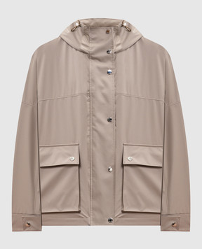 MooRER Beige windbreaker MARYANA MARYANAADS