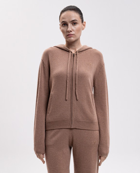 Sporty & Rich Beige cashmere and wool sports jacket CA00283327BE02