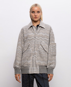 Missoni Gray cashmere jacket DS26WC06BC006H