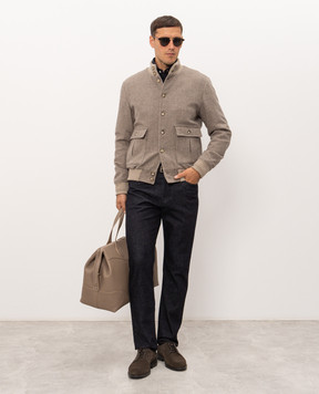Pini Parma Blue cotton shirt SHIBRNABL