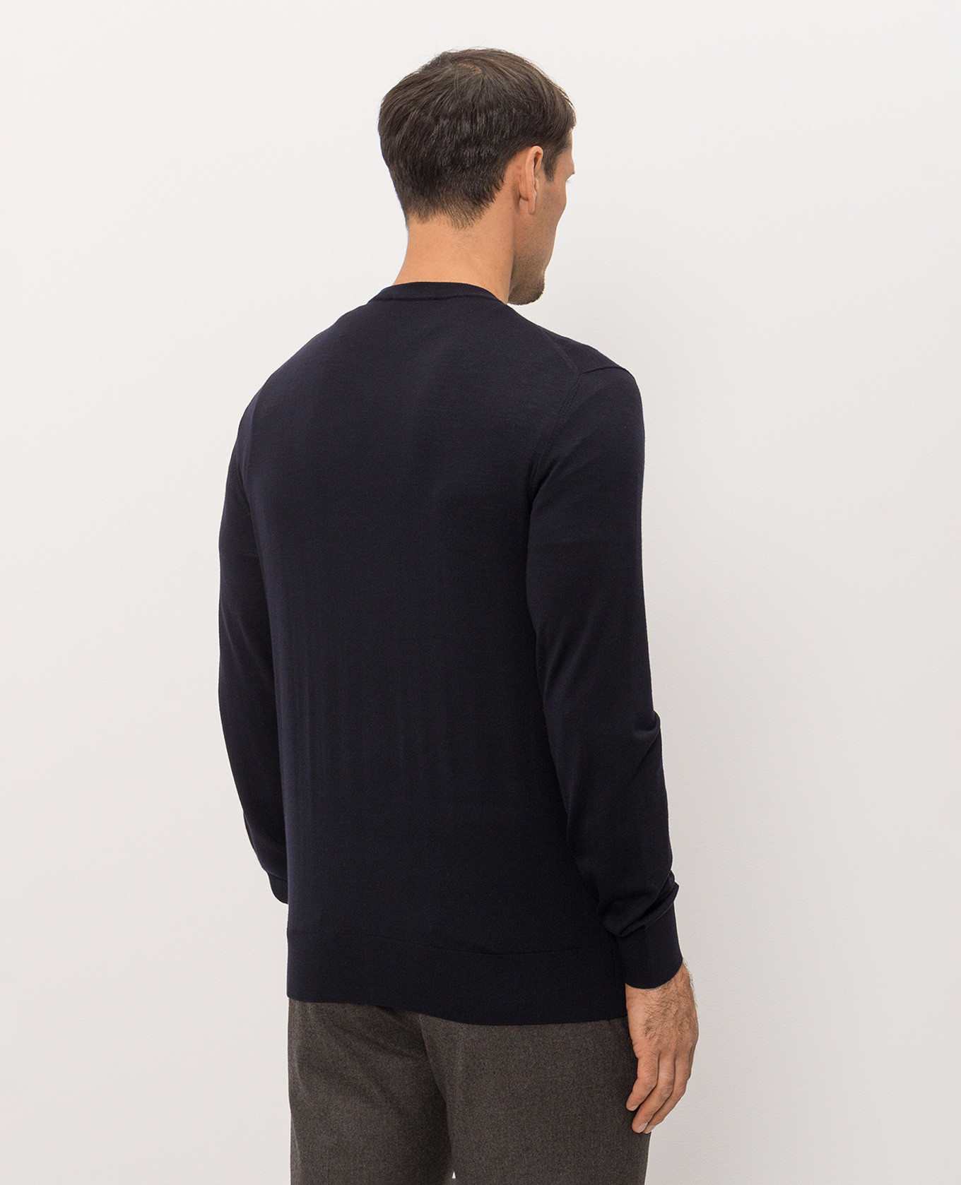 Blue wool jumper Cashmere&Whiskey 4