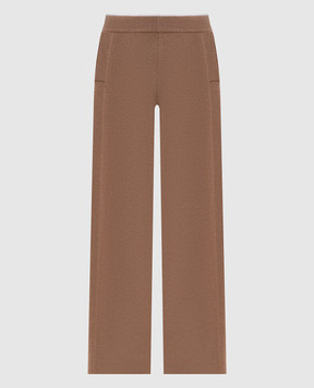 Kiton Brown wool and cashmere sweatpants D62941K0584L