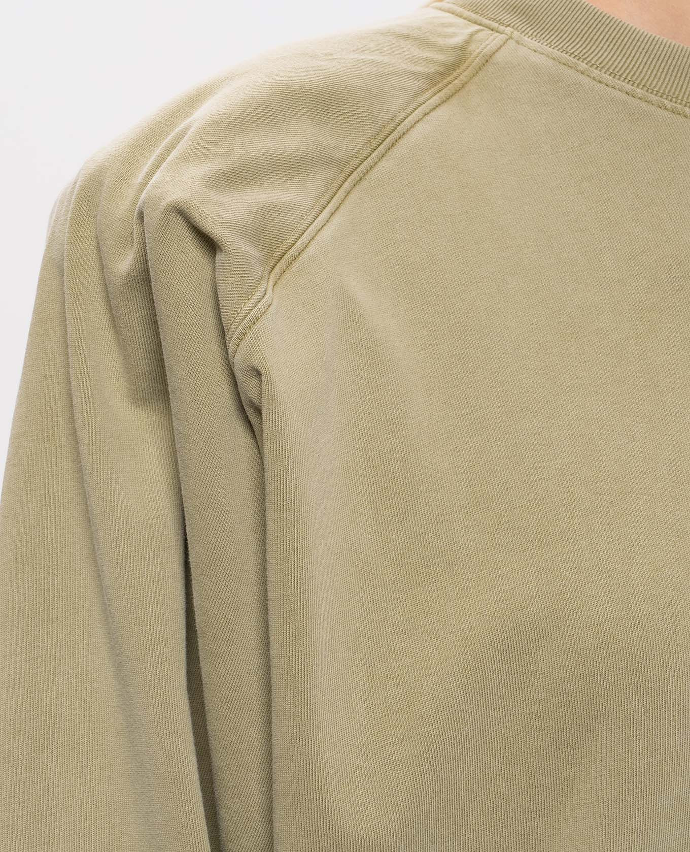 Khaki sweatshirt with accent shoulders Thierry Mugler 5