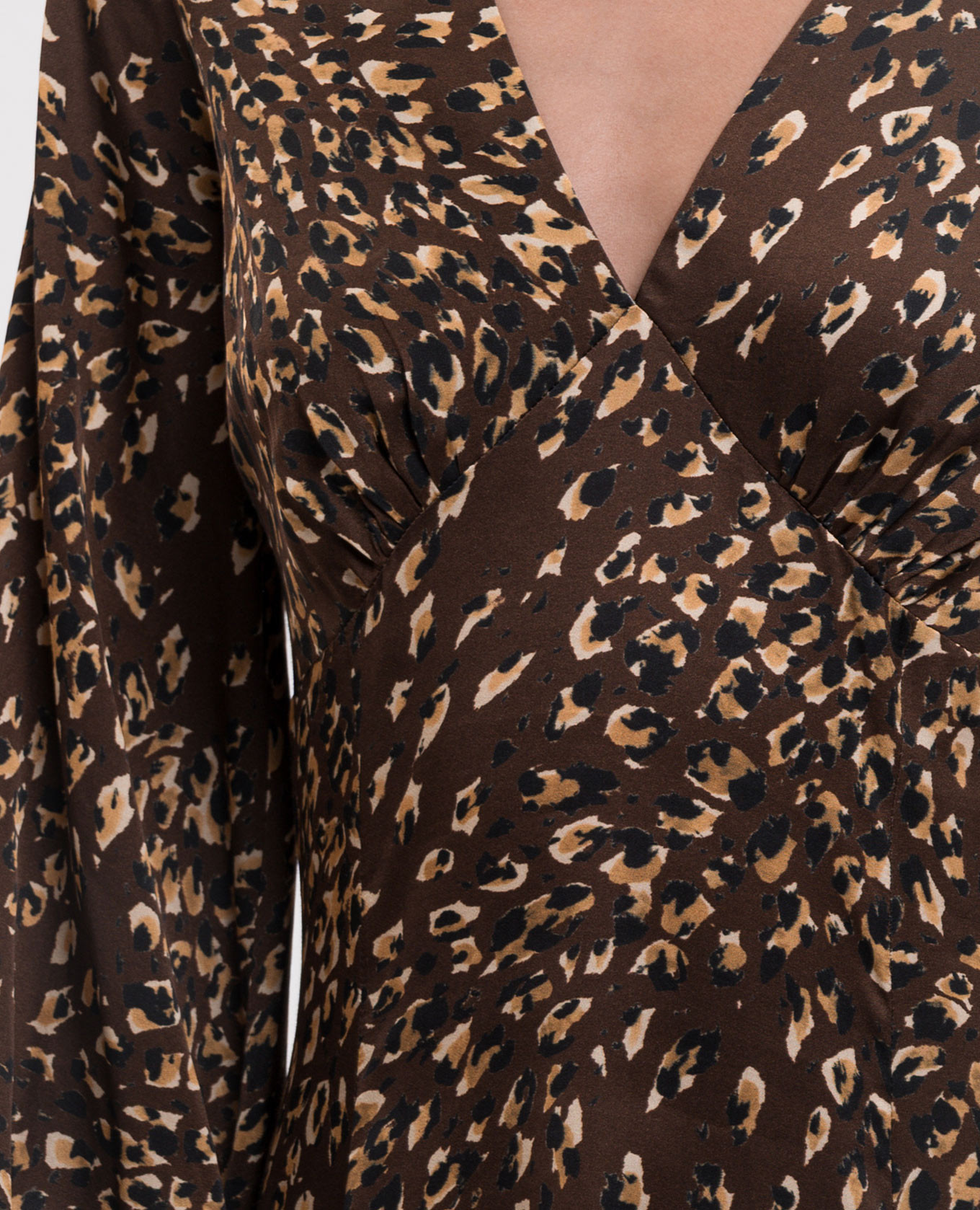 Brown leopard print dress Twinset 5