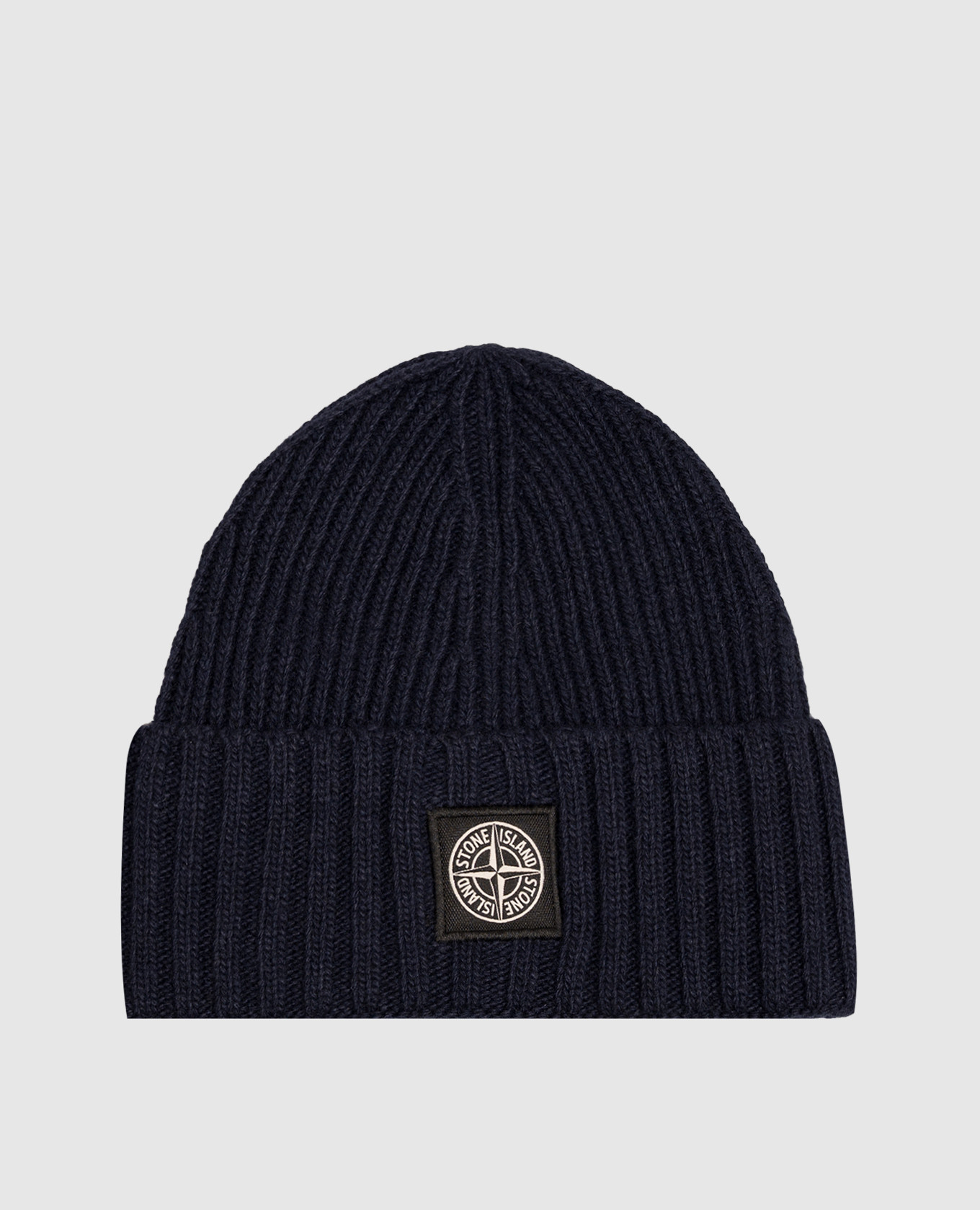 Children's blue hat with wool and cashmere