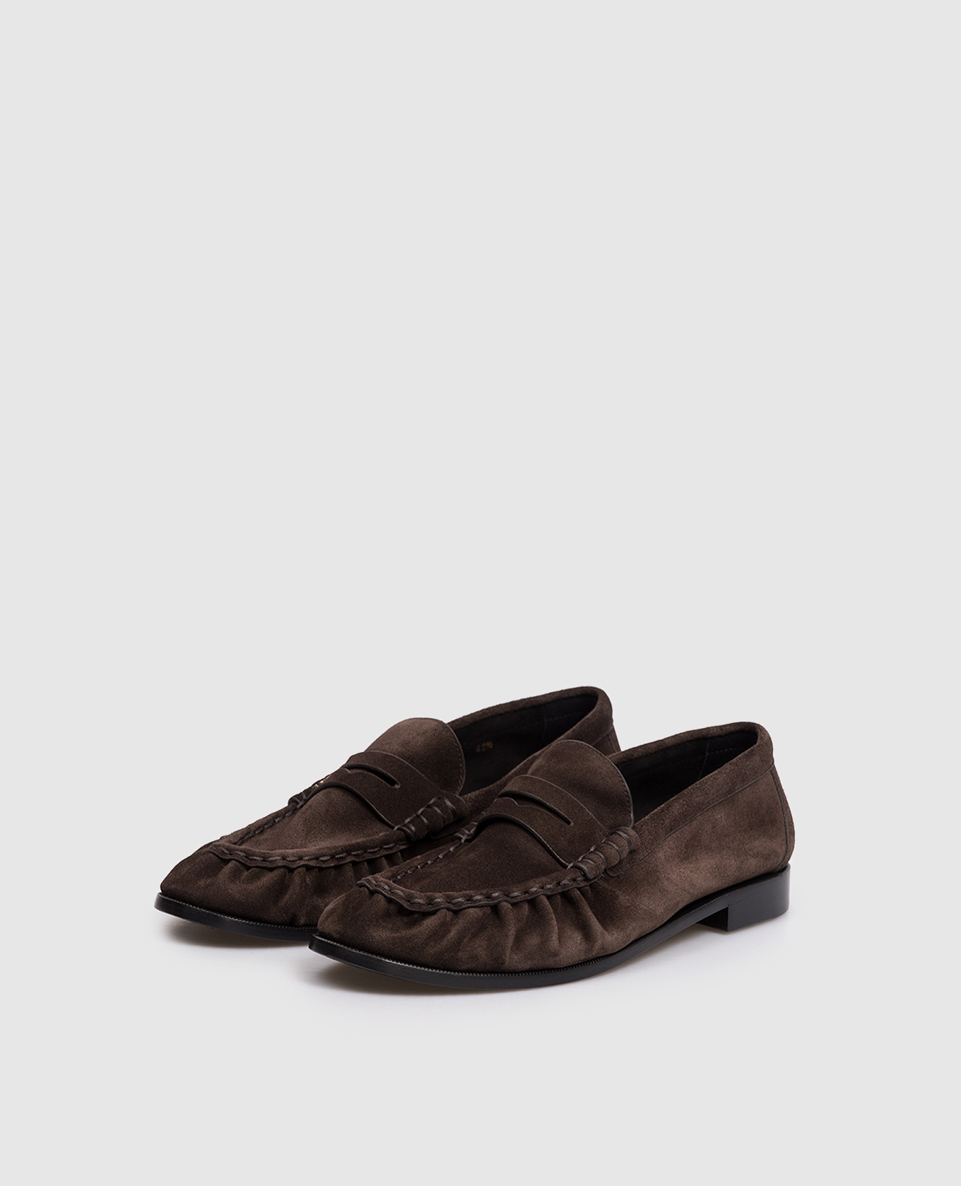 

Brown suede loafers CASSANDRE Saint Laurent