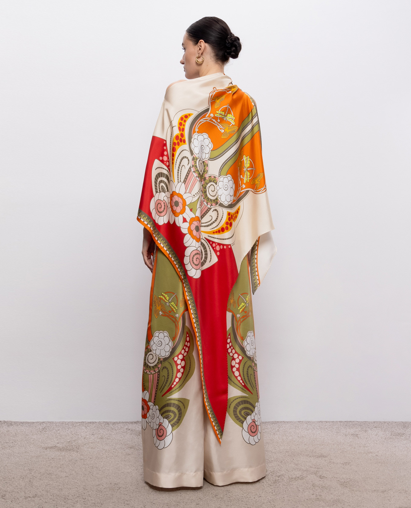 Full-On Foulard Printed Silk Blouse La DoubleJ 4