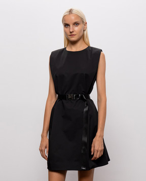 Juun.j Black dress with belt JW6971W035