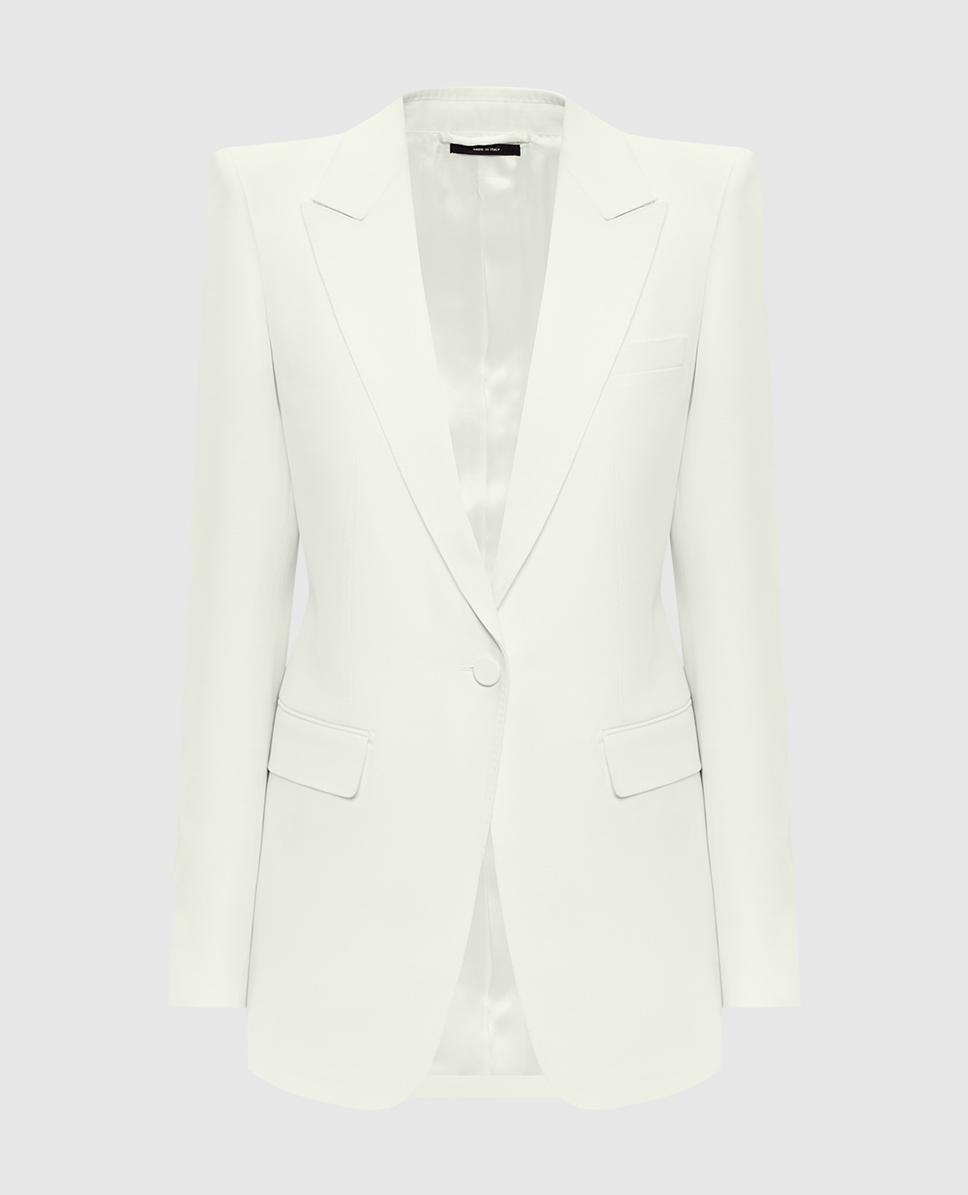 

Ivory wool and silk jacket Tom Ford, Beige