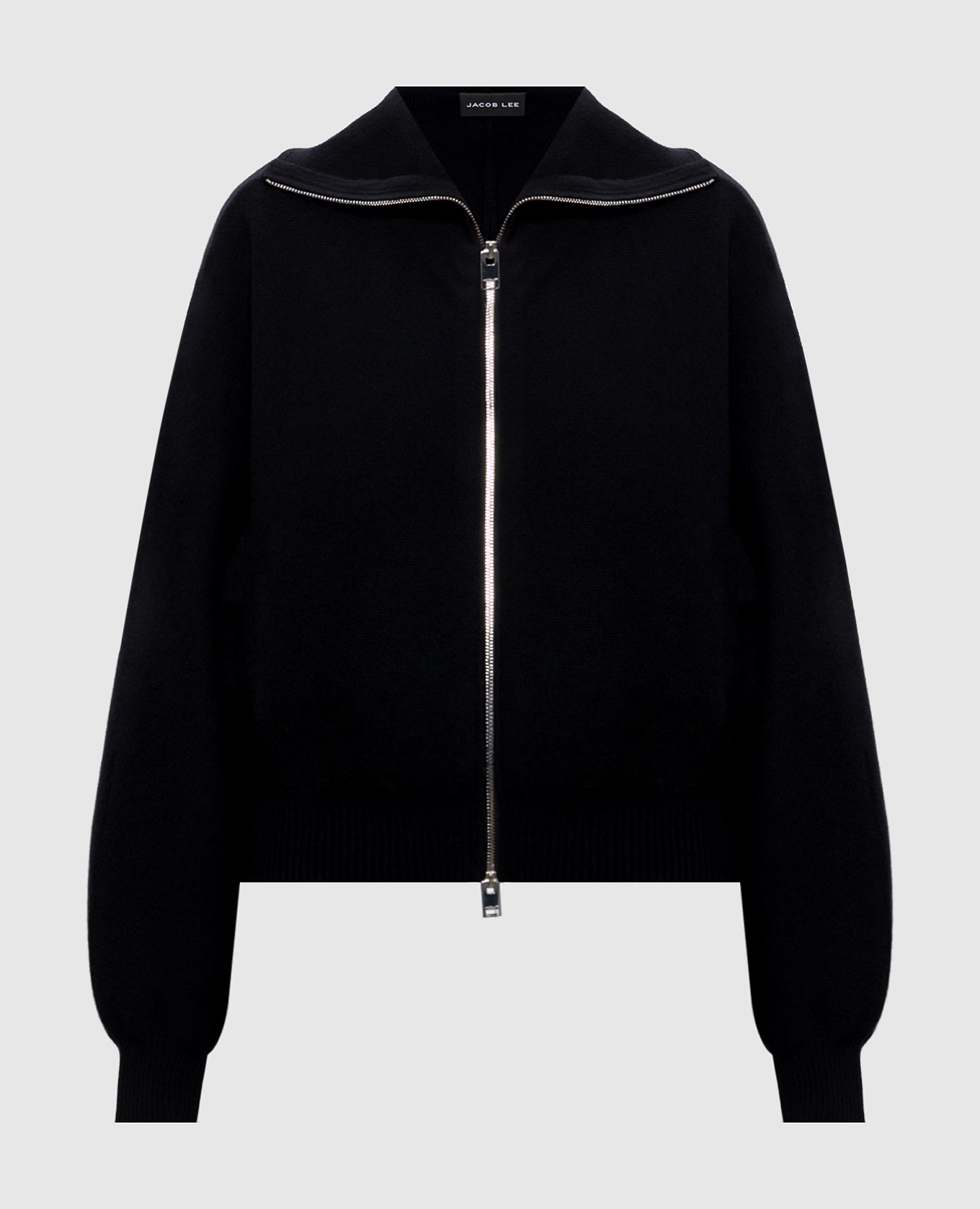 Black cashmere cardigan Jacob Lee
