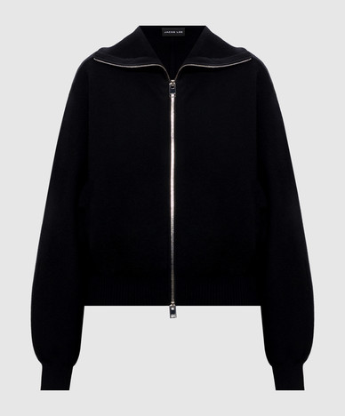 Black cashmere cardigan