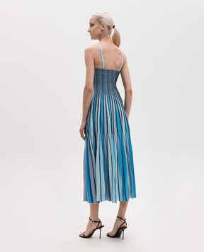 Simkhai Soleil blue midi dress 3261035K