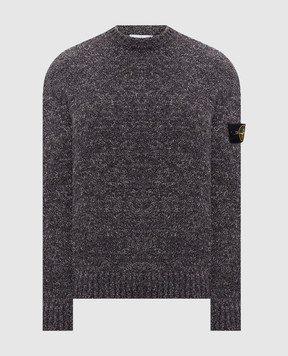 Stone Island Gray sweater with wool L2S155100031S0N20