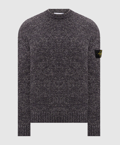 Gray sweater with wool