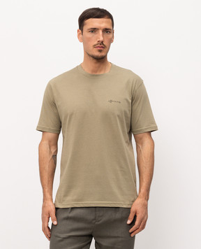 Officina 36 Sicily Island Khaki T-shirt CUPF78