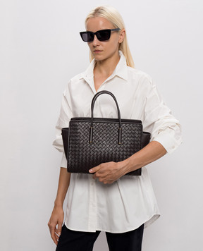 Bottega Veneta Barbara brown leather tote bag 875932V5KD0