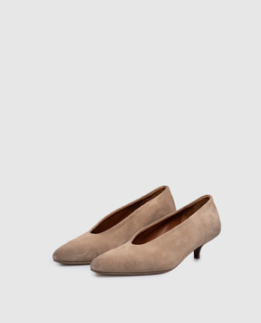 Marsell Beige suede shoes Longiforma MW8480P024