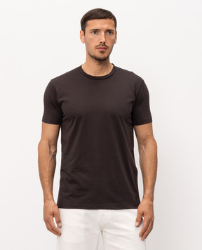 Tom Ford Brown silk t-shirt JCS026JMC084