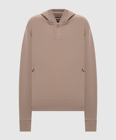 Sweat à capuche marron Nivice
