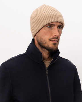 Brunello Cucinelli Beige cashmere hat M2293900