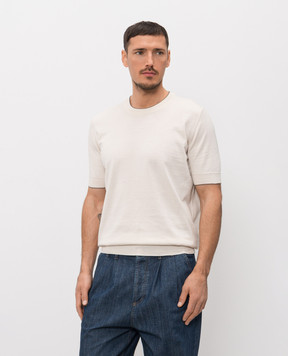 Brunello Cucinelli Ivory T-shirt M29805200