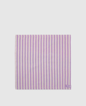 Pip Studio Set of purple Stripes serving napkins with logo 51067037