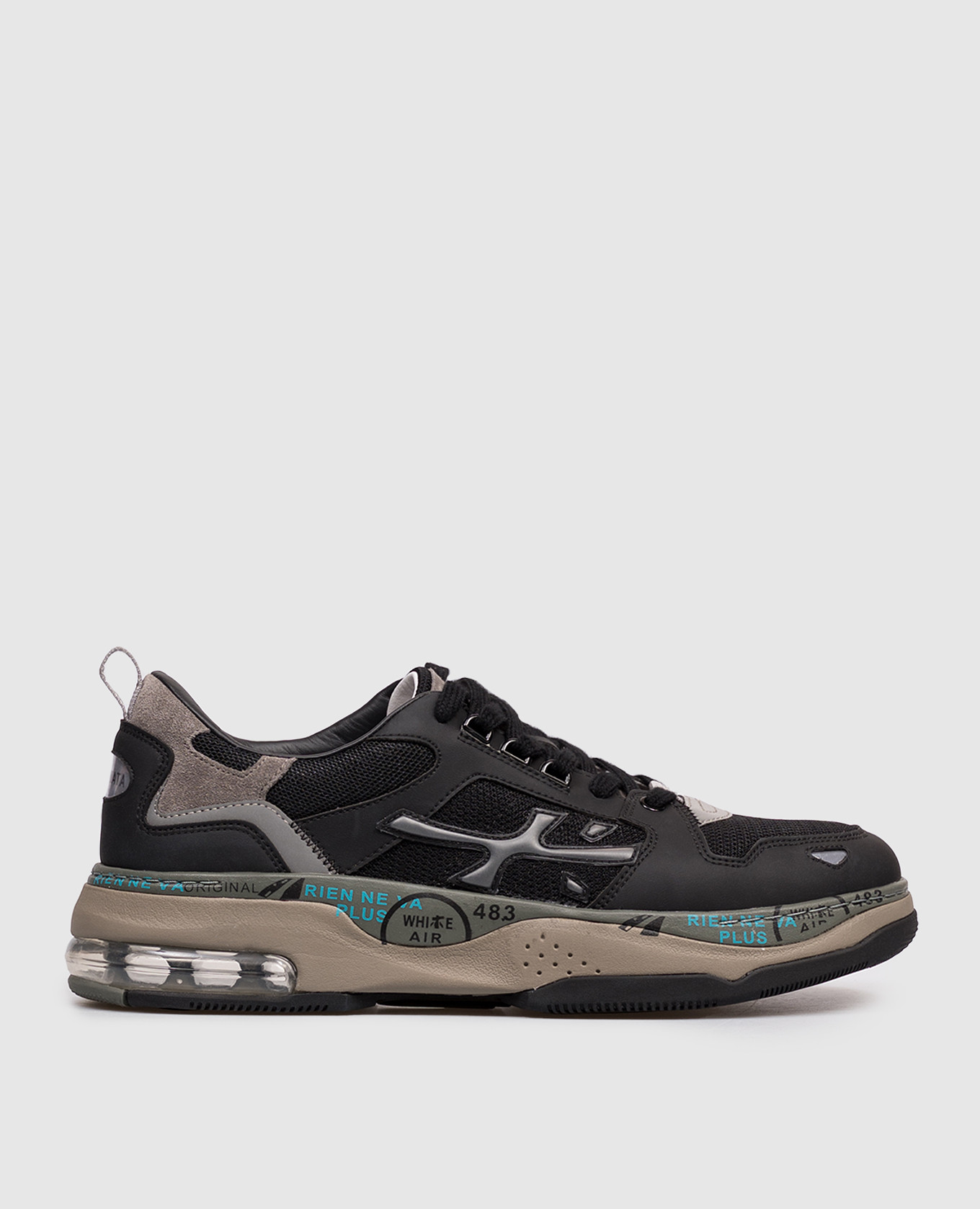 Drake black combination sneakers