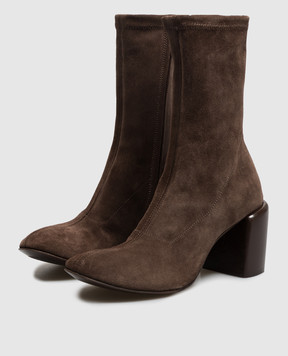 Officine Creative Brown suede ankle boots FELICIA FELICIA011W