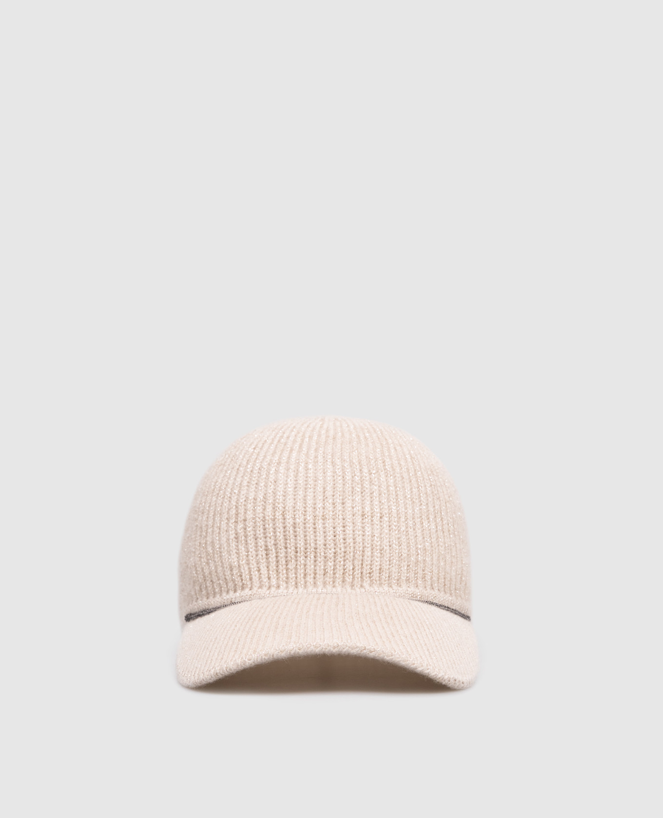 

Beige cashmere cap Brunello Cucinelli