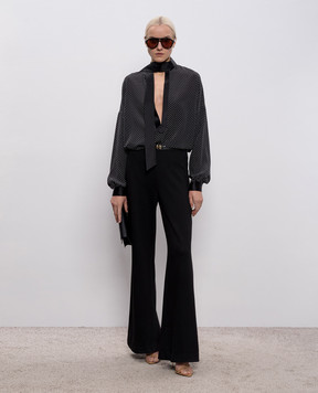 Tom Ford Black polka dot silk blouse CA3333FAP250