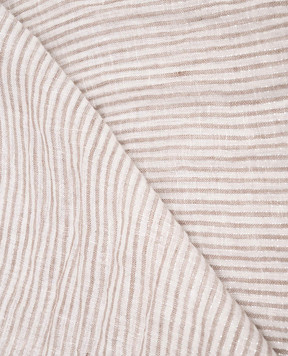 Brunello Cucinelli Beige striped linen scarf MSCDAGL73