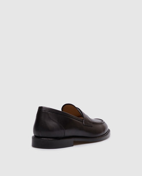 Kiton Black loafers USSA508N00100