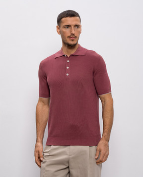 Brunello Cucinelli Pink polo M29400025