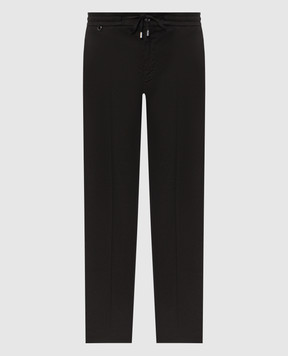 Stefano Ricci Black linen pants M1T6100051LCTL1U