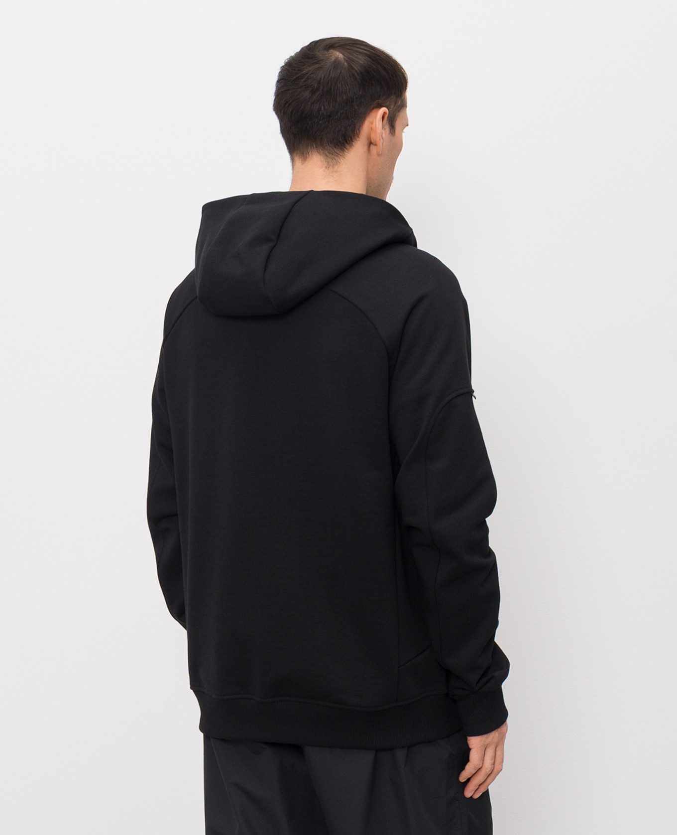 

Black Parabolized sports jacket with logo Riotdivision