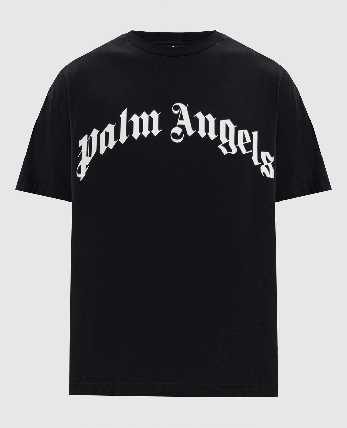 

Black T-shirt with contrast logo Palm Angels