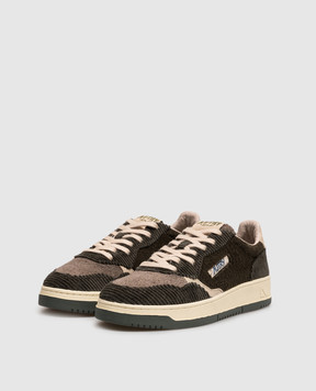 AUTRY MEDALIST khaki sneakers AULMS101