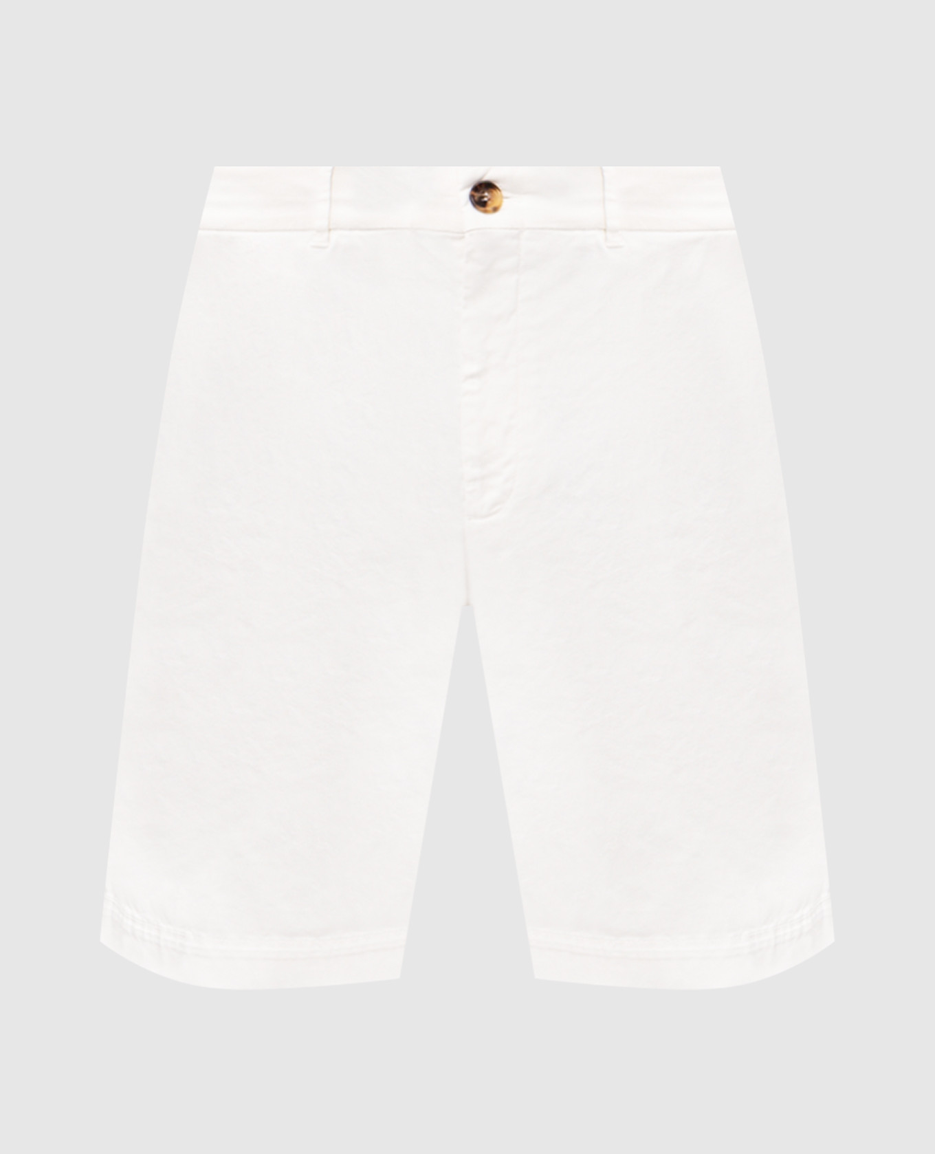 Ivory cotton shorts